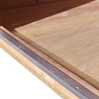 Karibu Sauna Alu-TÃ¼rschwelle