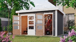 Karibu Mittelwand-Gartenhaus Schönbuch 1 - 38 mm