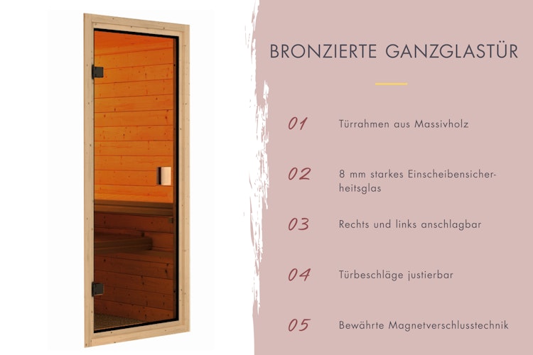 Karibu Saunahaus Fasssauna 1,5 - 38 mm Sparset inkl. Schindeln