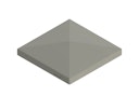Vorschaubild OSMO Pfostenkappe Typ D für Aluminium-Pfosten 7x7