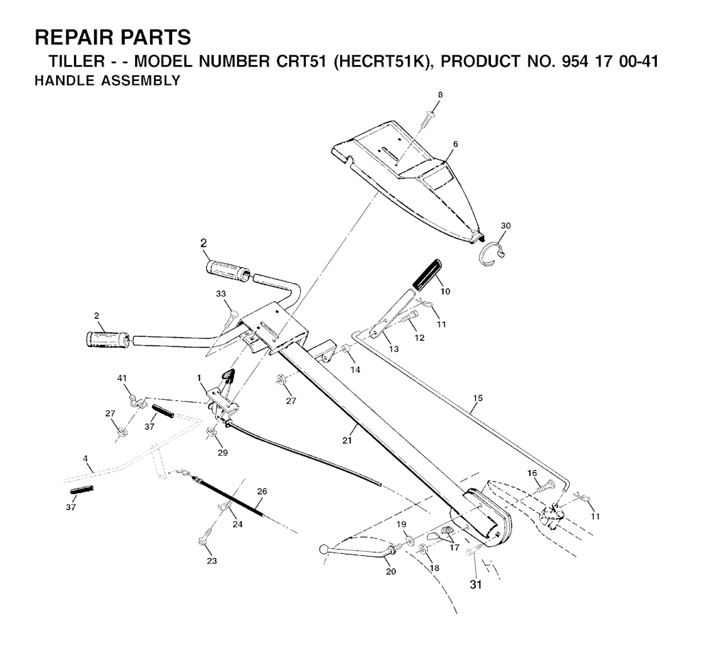 Explosionszeichnung Ersatzteile