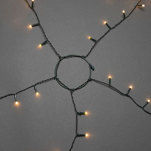 Konstsmide Weihnachtsbeleuchtung  LED Baummantel bernstein H180cm Ring Ø8cm