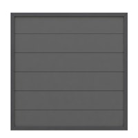 TraumGarten DESIGN WPC Alu anthrazit 180 x 180