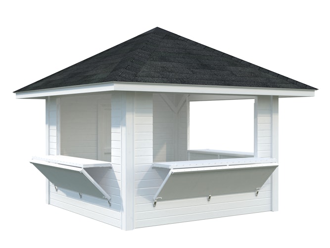 Palmako Marktstand Bianca 8,3 m² Set 106 - 28 mm