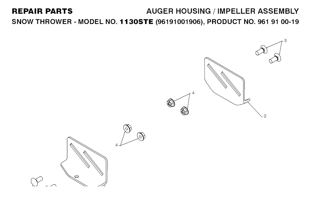 Explosionszeichnung Ersatzteile