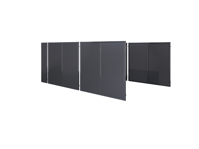 KGT Seitenelement klein für Aluminium Carport Elbe (1 Stück)