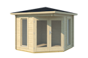 5-Eck Gartenhaus 408 - 40 mm 