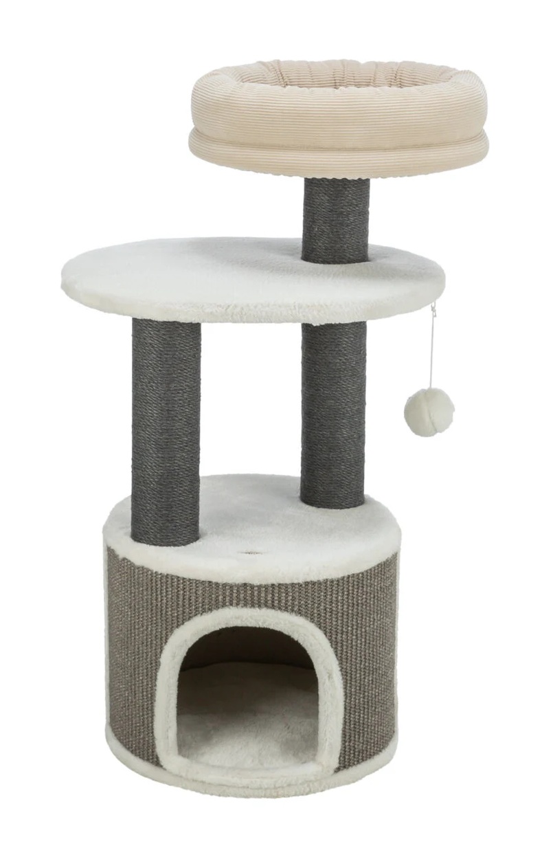 Thumbnail - TRIXIE Kratzbaum Marco, 85 cm, weiß/beige/grau