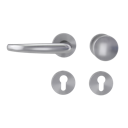 Vorschaubild Griffwerk Wechselgarnitur VAYA 194 ALDA fast2fix Fast2Fix GK3 Rosetten rund Knopf R2 Edelstahl matt L