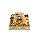 Vorschaubild Konstsmide Weihnachtsbeleuchtung LED Holzsilhouette Vergnügungspark, batteriebetrieben