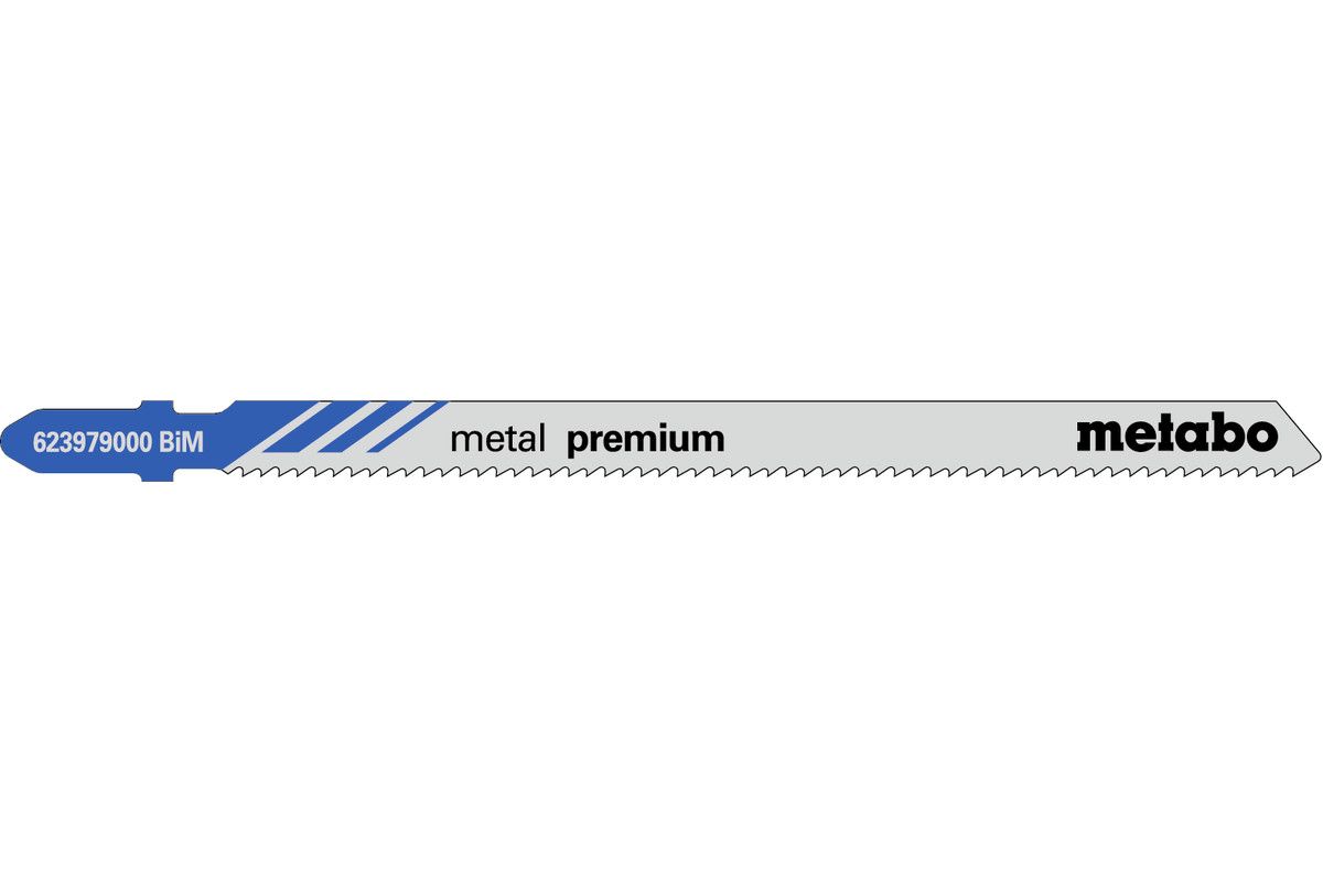 Metabo 5 Stichsägeblätter "metal premium" 106/ 1,8 mmBiM