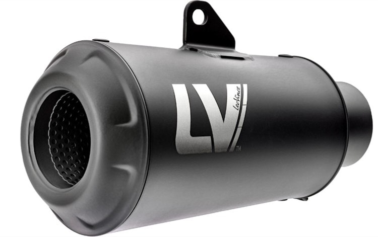 LeoVince SLIP-ON Edelstahl SBK LV-10 Schwarz für KAWASAKI Z 900