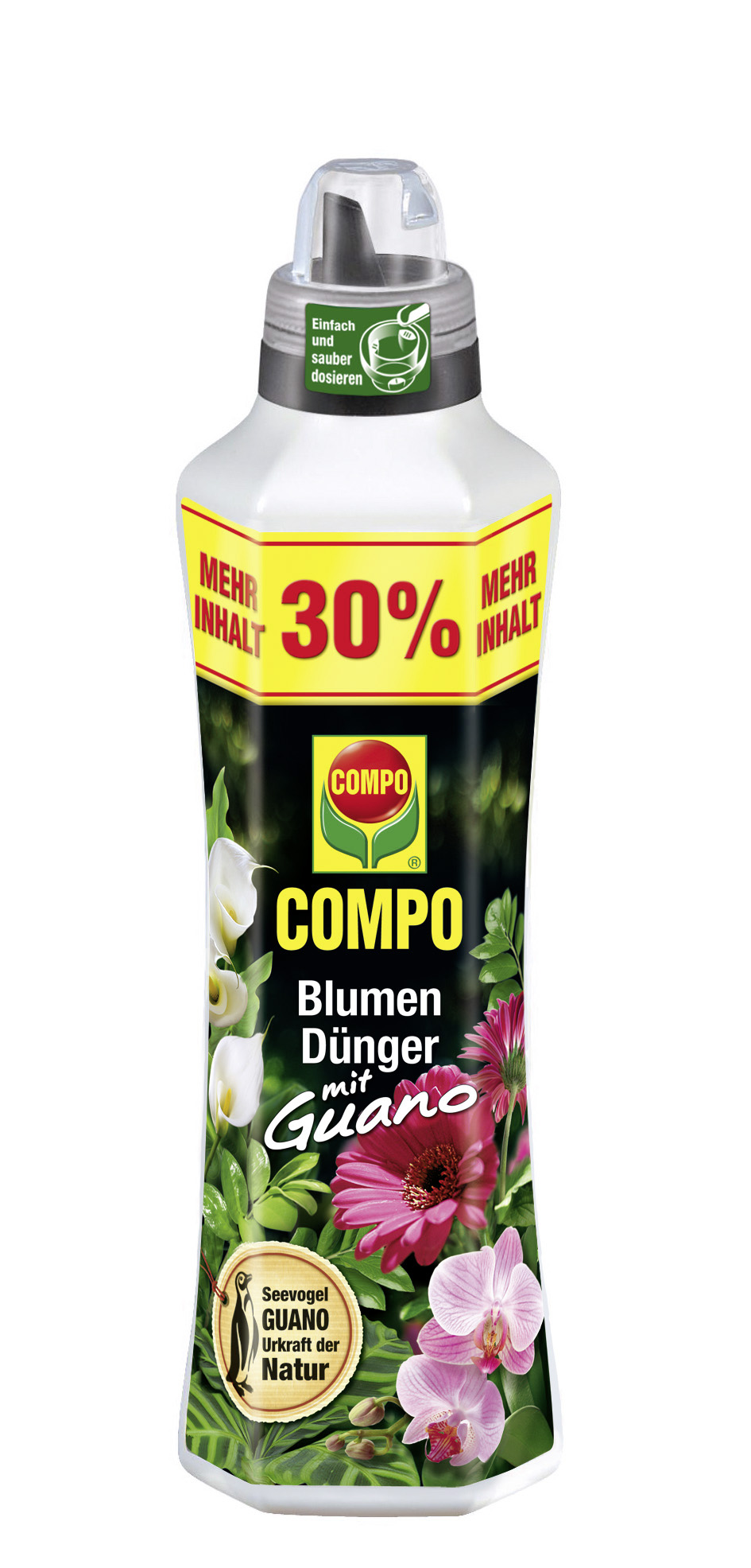 COMPO Blumendünger mit Guano 1,3 l