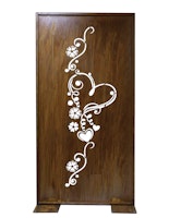 Badeko Parawand „Lenka“ Herz mit Ranke in Edelrostoptik