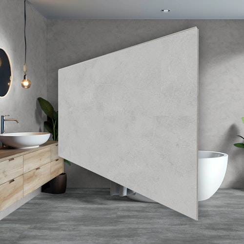 Revét Vinyl Wandfliese Grau Matt 60 x 30 cm