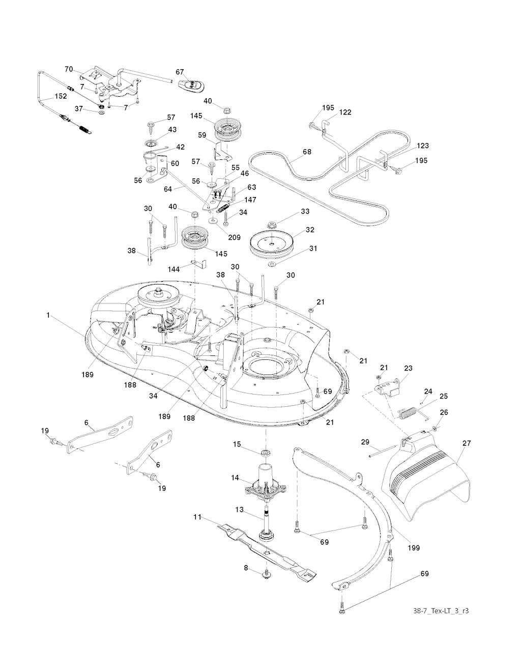 Explosionszeichnung Ersatzteile