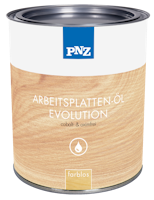 Arbeitsplatten-Öl evolution farblos