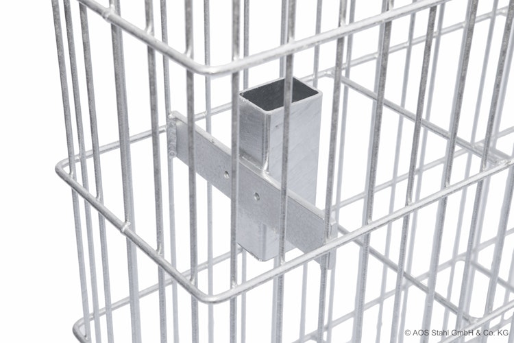 dz Gabionen-Korb JUMBO 1000 inklusive Pfosten zum Einbetonieren