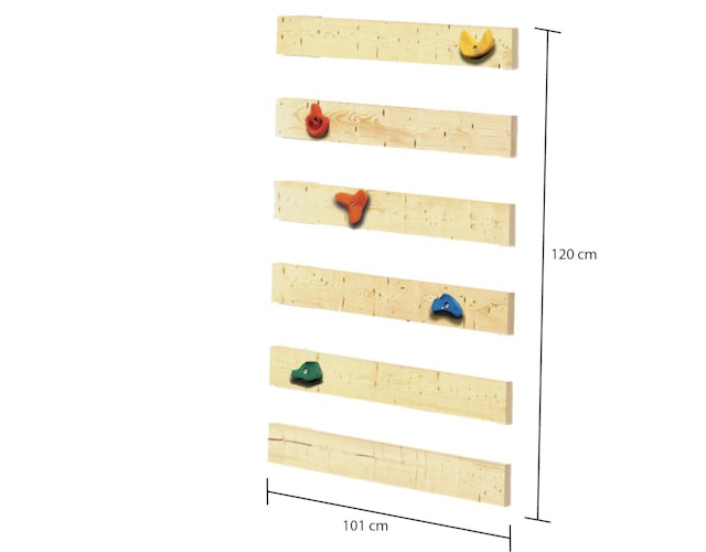 Akubi Kinderspielturm Lotti inkl. Kletterwand ECO