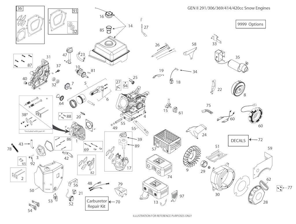Explosionszeichnung Ersatzteile