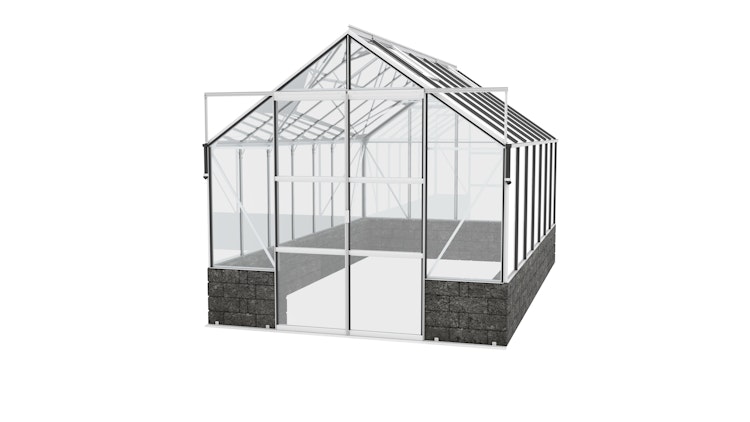 Vitavia Gewächshaus Cassandra 11500 inkl. Sockelmauer - 11,5 m²