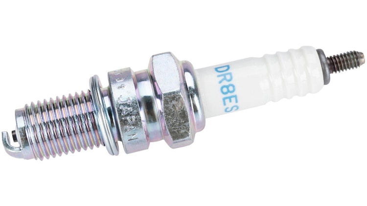 NGK Zündkerze DR8ES, Schlüsselweite 18, Zündkerze Gruppe D, Gewindedurchmesser 12 mm