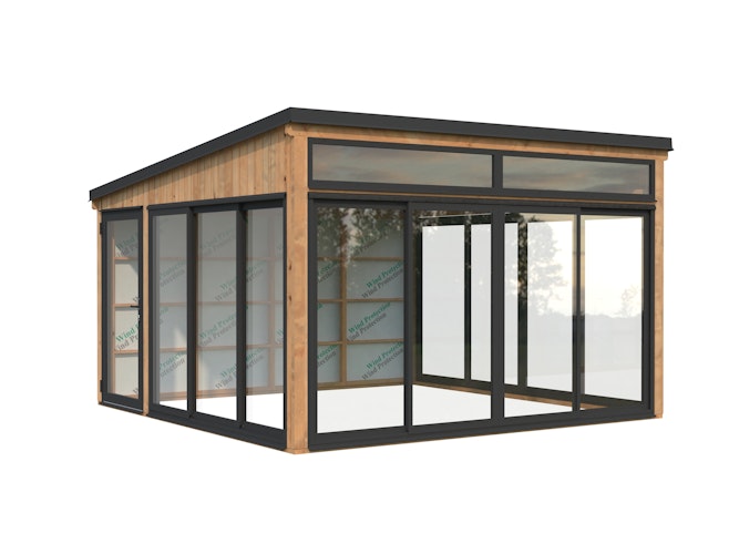 Palmako Glashaus Saga 16,6 m² Slide Plus