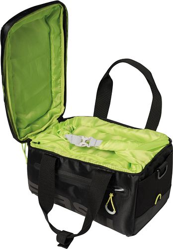 Basil Miles Gepäckträgertasche 7 l schwarz,grün black lime MIK