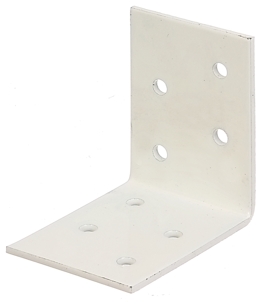 Alberts® Winkelverbinder weiß kunststoffbeschichtet  50x50x40 mm