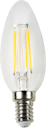 Vorschaubild Shada  LED Filament Glühlampe Kerze C35 E14 4.5W 470LM 2700K hell nicht dimmbar 320°