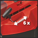 Vorschaubild Einhell Akku-Rasenmäher RASARRO 36/38 (2x4 Ah) 3413180