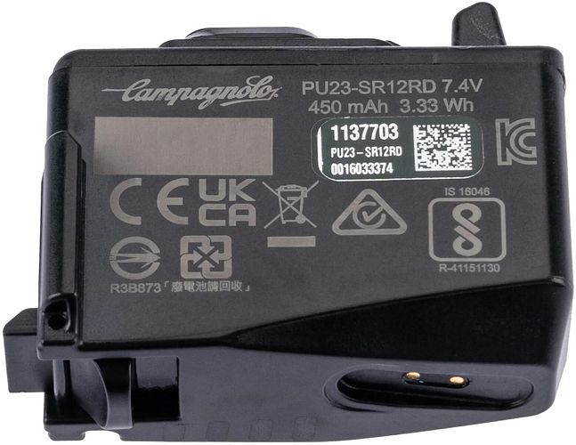Campagnolo Akku WRL 12S schwarz für Schaltwerk