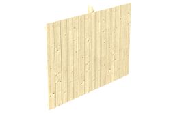 Skan Holz Rückwand für Leimholz Einzel- Carports - Deckelschalung