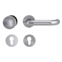Vorschaubild Griffwerk Wechselgarnitur VAYA 183 ALESSIA fast2fix Fast2Fix GK3 Rosetten rund Profilzylinder Edelstahl matt