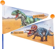Bike Fashion Sicherheitswimpel T-Rex World