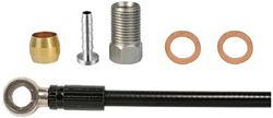 Elvedes Bremsleitungs-Kit Shimano 2000 mm schwarz/silber