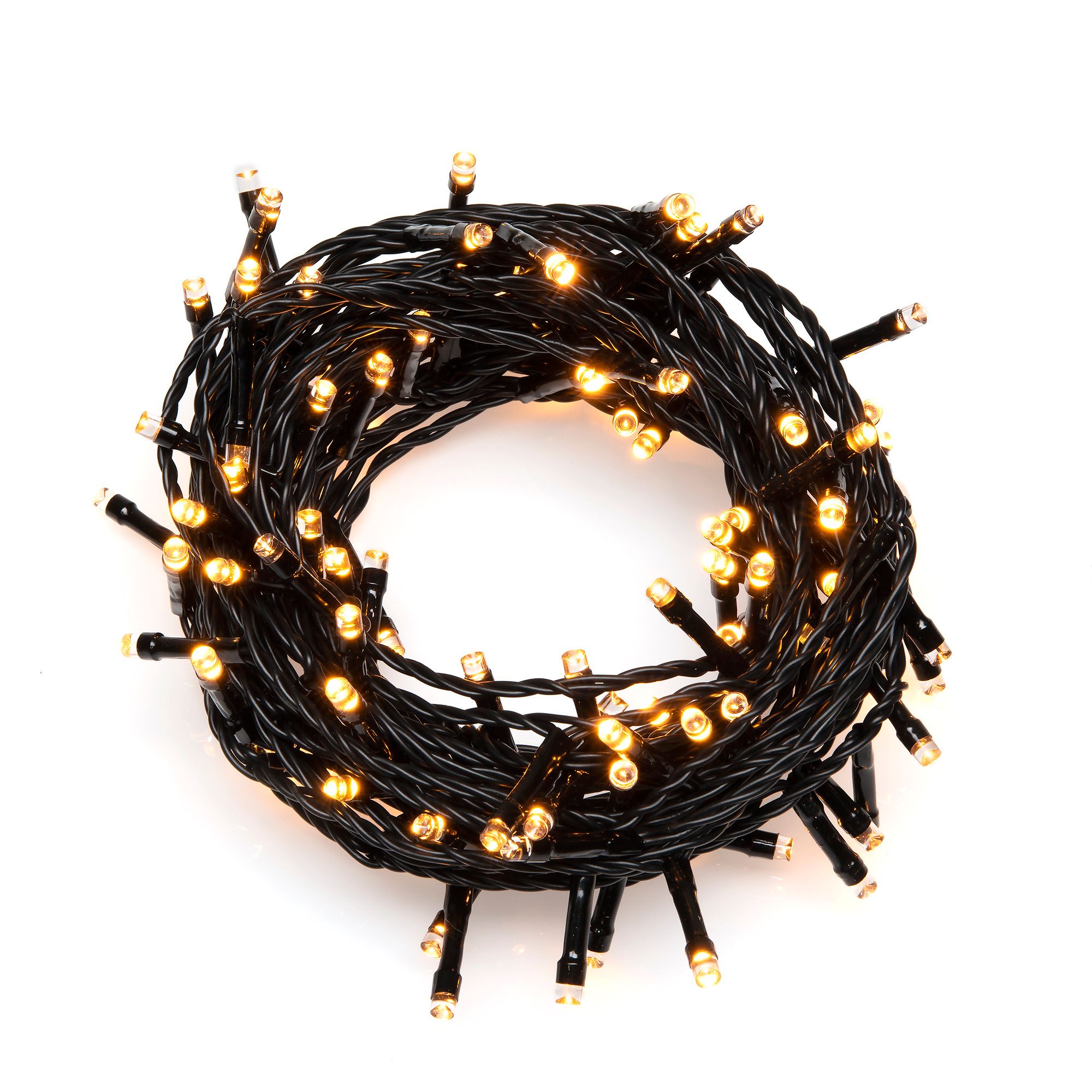 Konstsmide Weihnachtsbeleuchtung LED Lichterkette, 200 bernsteinfarbene Dioden