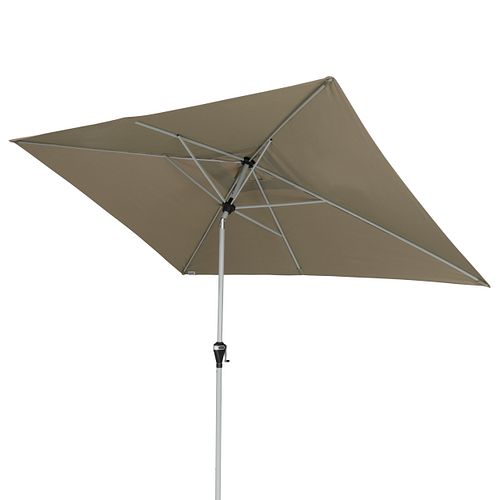 doppler Mittelmastschirm ACTIVE 300 x 200 Auto-Tilt, Aluminium Silber / Polyester 180 g/m²