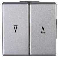 Kopp Jalousieschalter VISION stahlfarben