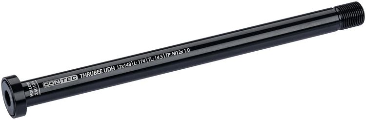 CONTEC Hinterradsteckachse Thrubee UDH 174 mm schwarz