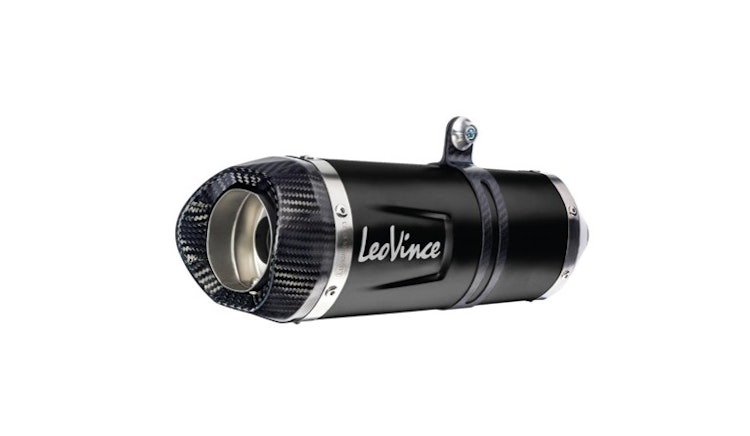 LeoVince SLIP-ON Edelstahl SBK LV ONE EVO Schwarz für KTM DUKE 125/390