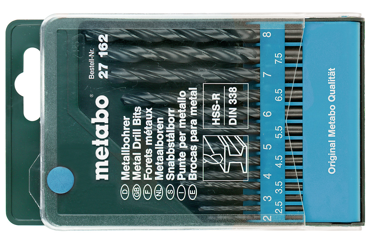 Metabo HSS-R-Bohrerkassette13-teilig