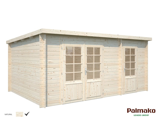 Palmako Gartenhaus Ella 13,1 m² Zweiraumhaus - 28 mm