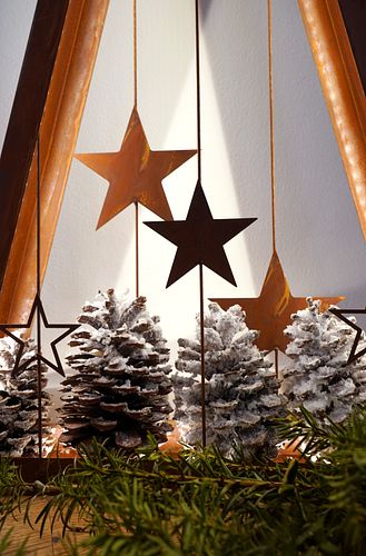 Badeko Sternenbaum ,,Ammersee“ inkl. LED Beleuchtung in Edelrostoptik