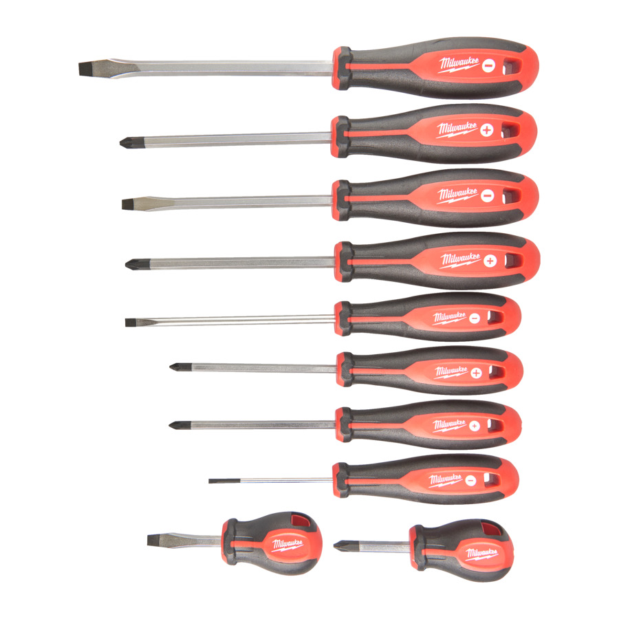 Milwaukee Tri-Lobe Schraubendr.Set PH/PZ/SL (10pc) 4932471808