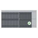 Vorschaubild TraumGarten SQUADRA Doppeltor auf Maß mit E-Antrieb