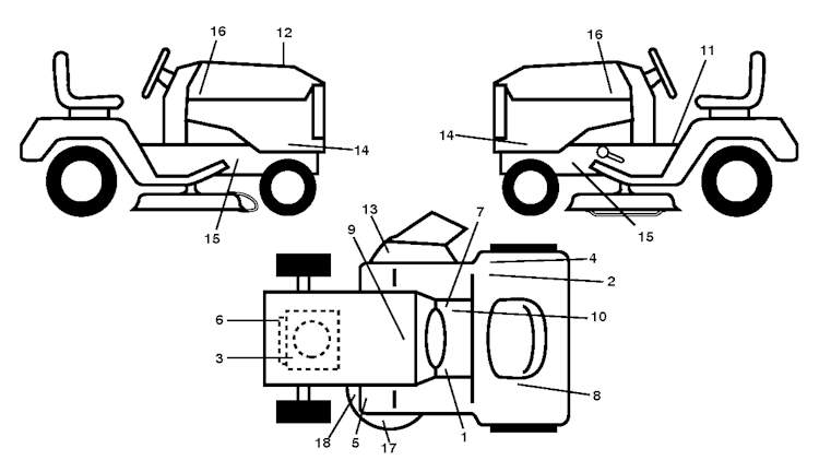 Husqvarna Gartentraktoren 96041026401 YTH2648TDRF