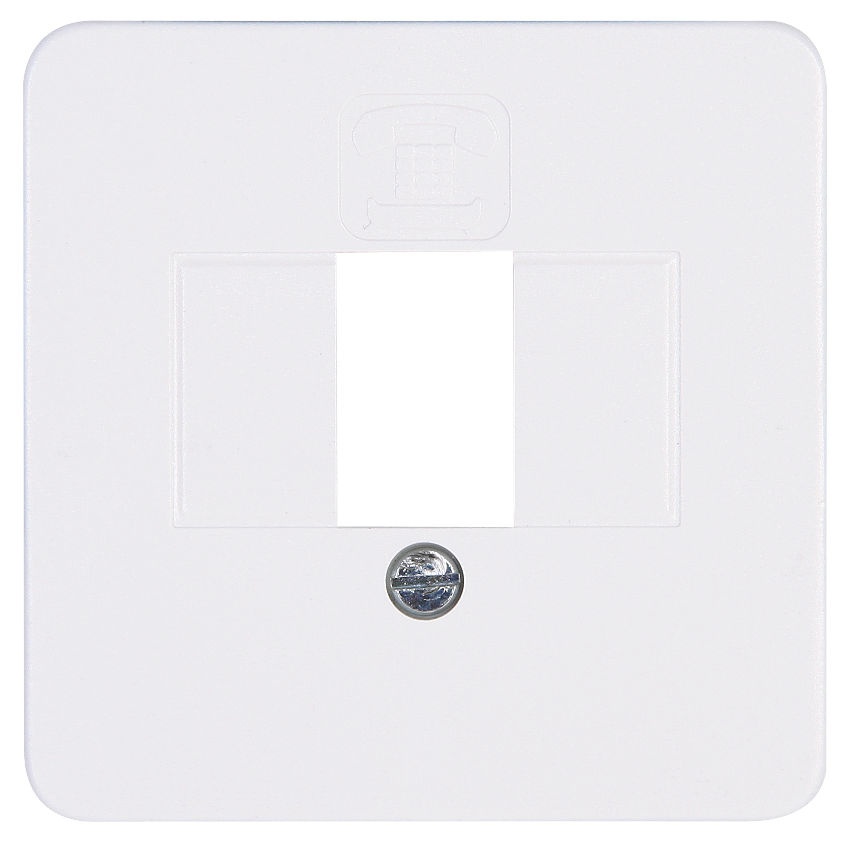 Kopp Abdeckung für TAE-Telefon-Anschlussdose EUROPA arktis-weiß