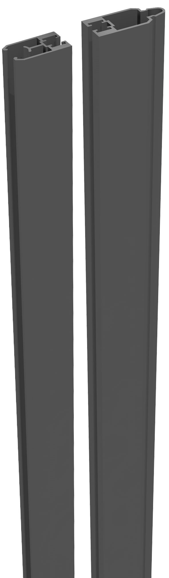 GroJa Mix it Stecksystem Aluminium-Adapterleisten Set-anthrazitgrau