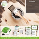 Vorschaubild Innen- und Außenanstrich Komplettset für Gartenhäuser bis 5 m² Grundfläche (Lasur)